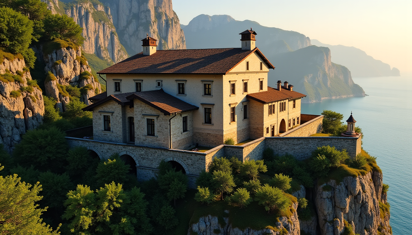 évadez-vous avec des destinations insolites en europe — religieux perchés sur des pitons volcaniques, offrant un