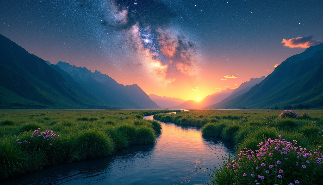 explorez l'harmonie entre la nature et le cosmos — l'harmonie avec le tao signifie vivre en accord