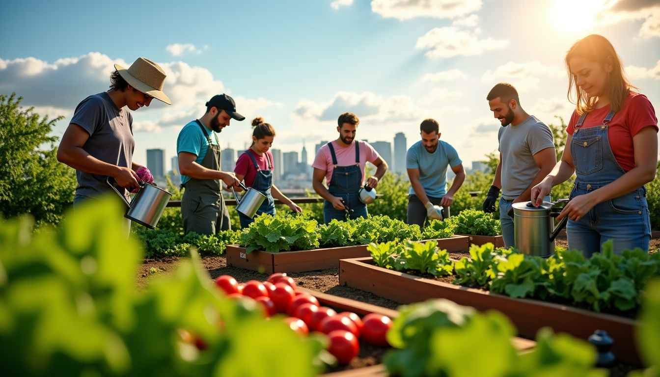 cultivez votre bien-être grâce à un jardin urbain — l'idée de démarrer un potager en ville peut
