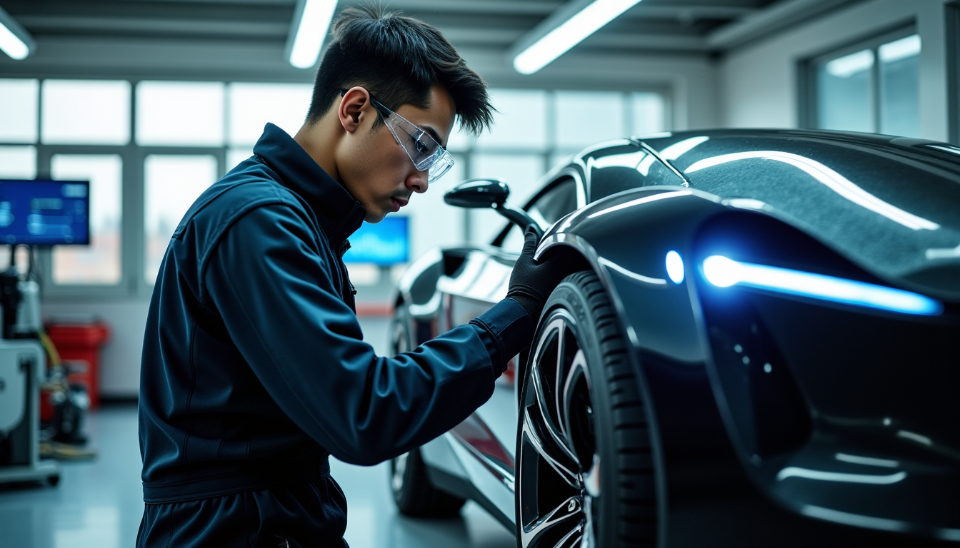 Illustration : de leur personnel se positionnent comme des acteurs — innovation mécanique : l'avenir des réparations auto