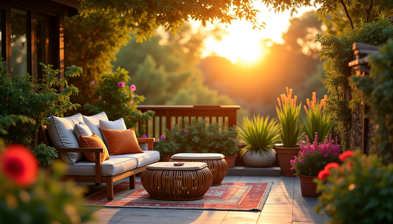 créez un espace de détente unique dans votre jardin — le confort est la pierre angulaire de tout