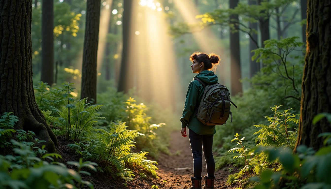 Illustration : pour vraiment comprendre comment que forêt murmure, il — ce que la forêt murmure aux curieux promeneurs