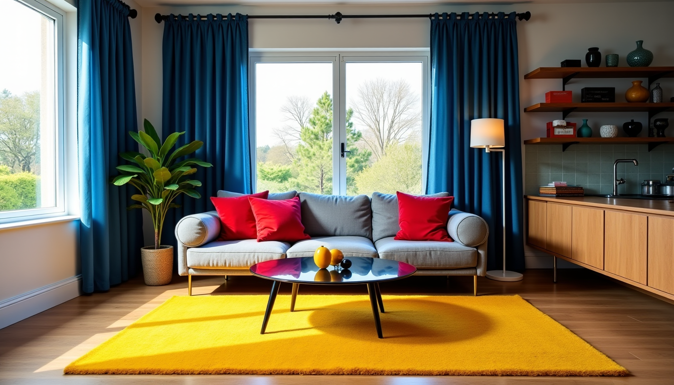 Illustration : cercle chromatique (par exemple, rouge, jaune, bleu). offre — la couleur transforme votre intérieur ?
