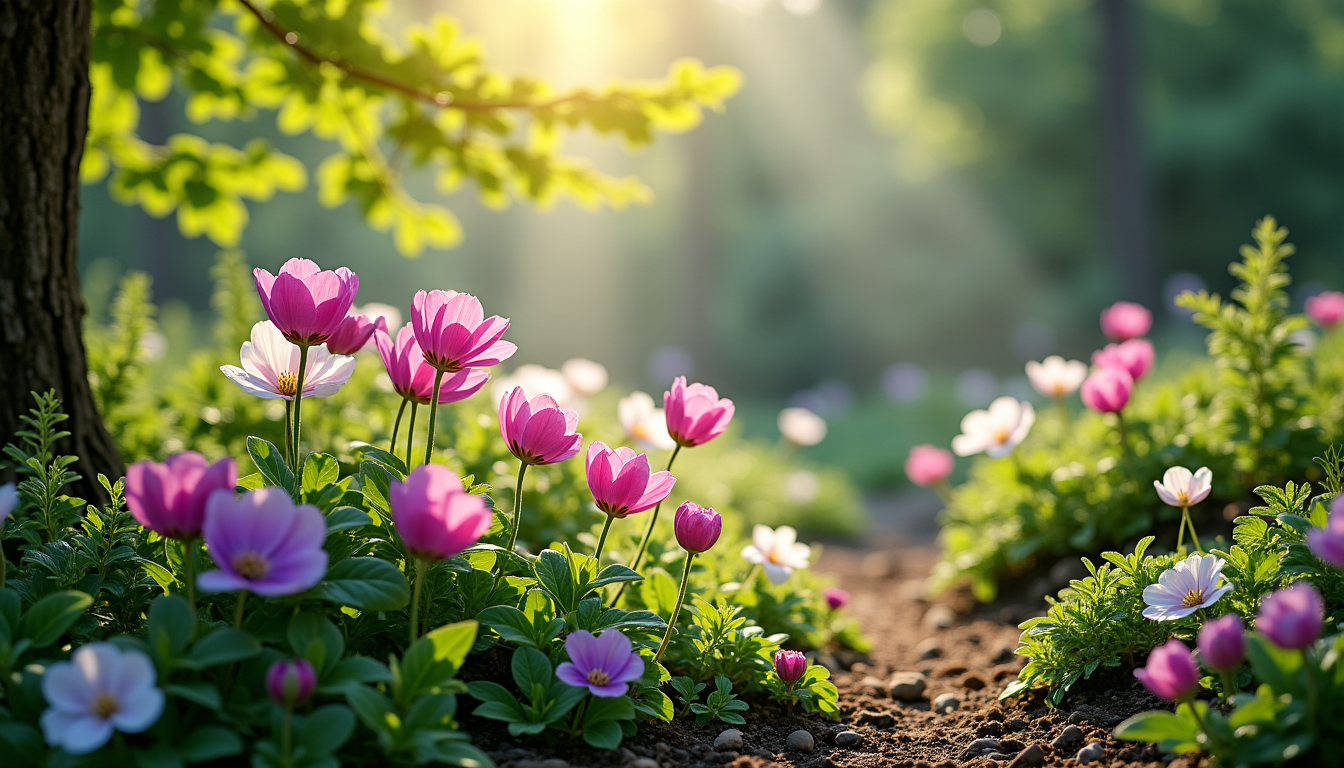 Illustration : l, floraison printanière excellente pour stabiliser les talus — secrets cachés du jardin : astuces pour un espace enchanteur