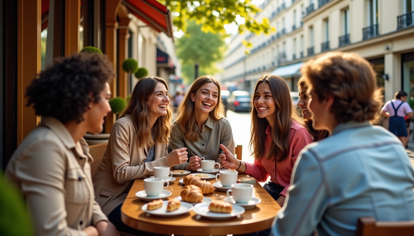 Illustration : au-delà de la simple rencontre, s'investir dans des — loisirs qui favorisent les rencontres et les échanges sociaux