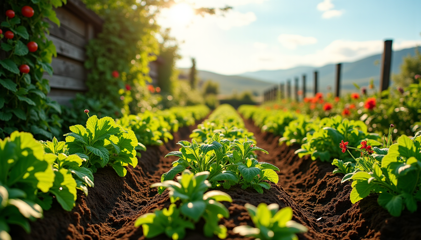 Illustration : un potager florissant n'est pas le résultat d'une — est le secret d'un potager florissant ?