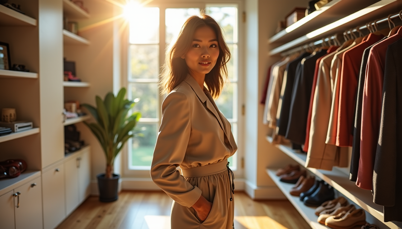 réinventez votre style avec des pièces intemporelles et audacieuses — ue. organisez votre dressing : un espace clair
