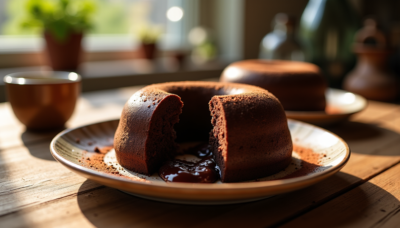 recette du gâteau au chocolat fondant avec cœur ultra moelleux — le choix du chocolat est primordial. un chocolat
