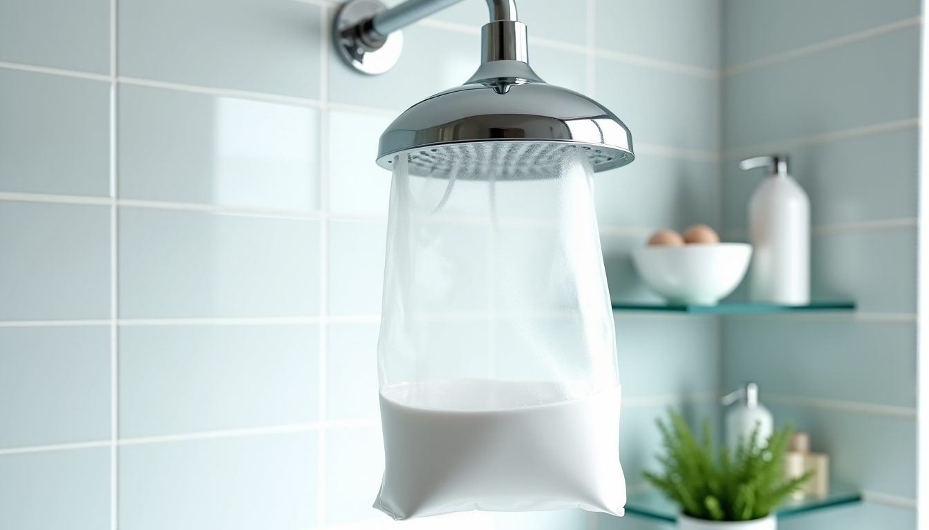 astuces efficaces pour décrasser le pommeau de douche — comme pour le vinaigre, vous pouvez utiliser la