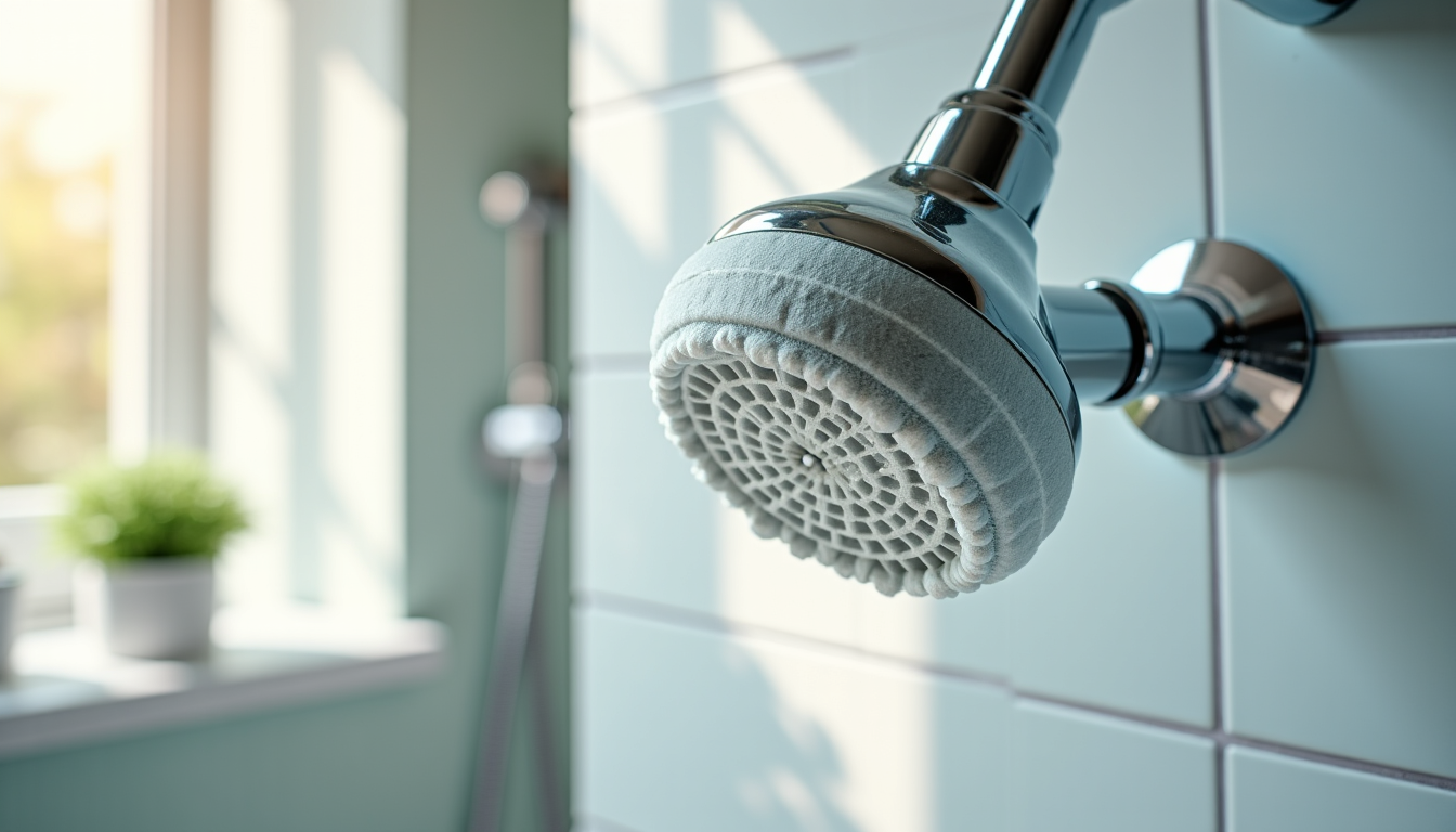 Illustration : malgré toutes les bonnes volontés, certains pommeaux très — astuces efficaces pour décrasser le pommeau de douche