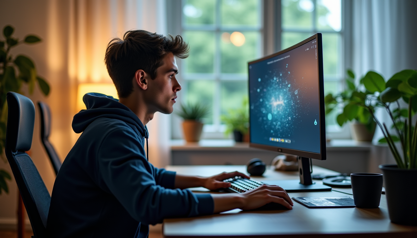 Illustration : e avec le moniteur. ces innovations améliorent considérablement — choisir un écran adapté au gaming, au travail ou à la création ?