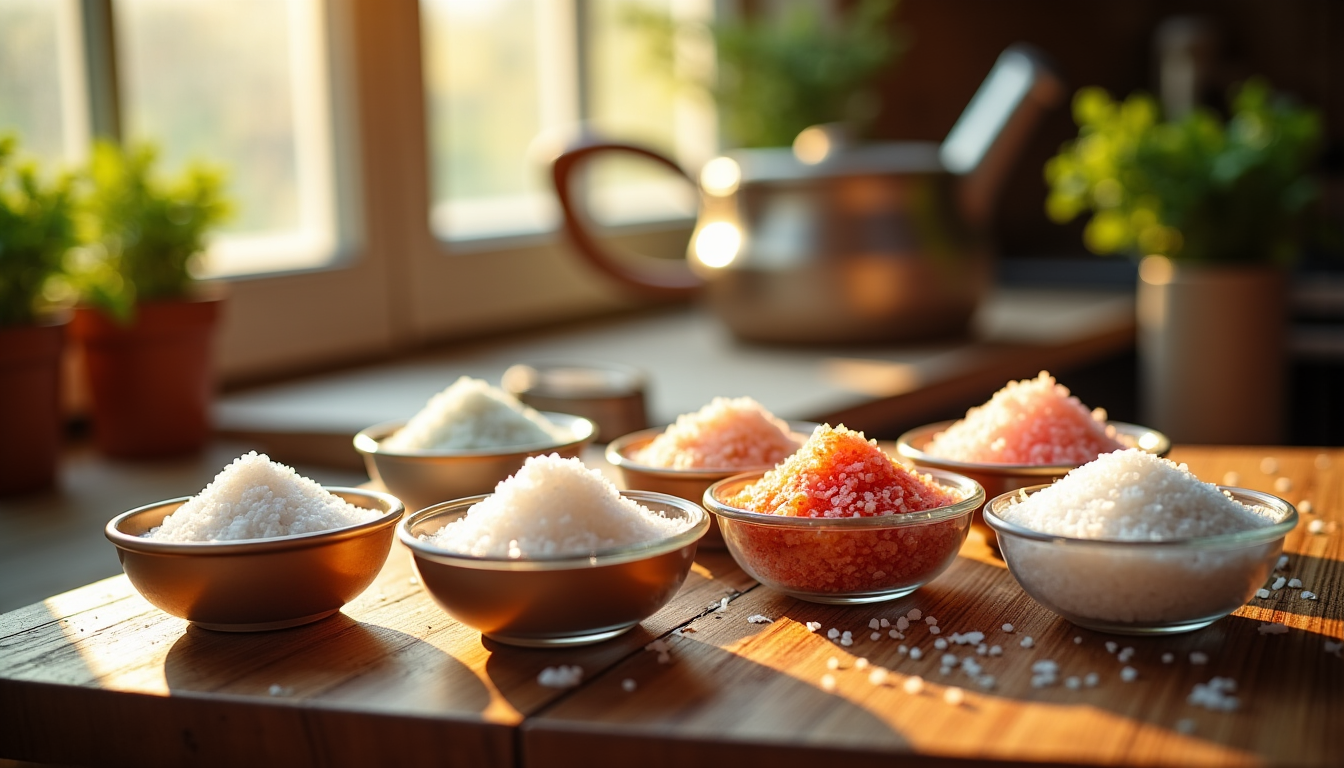 7 astuces pour sublimer vos plats au quotidien — pensez à utiliser différents types de sel :