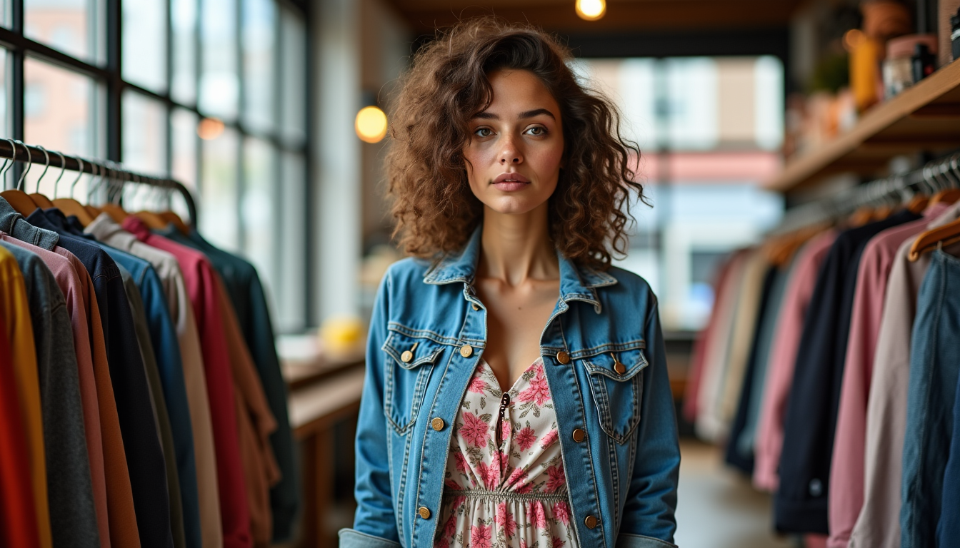 Illustration : explorez les options du marché de la seconde — la mode durable révolutionne votre style ?