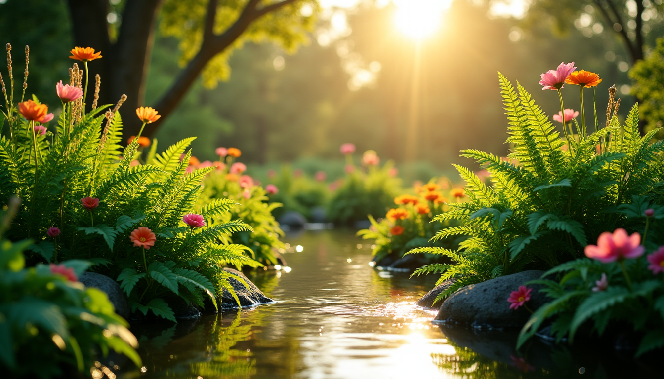 cultivez un oasis de paix dans votre jardin verdoyant — le choix des plantes est l'étape la plus