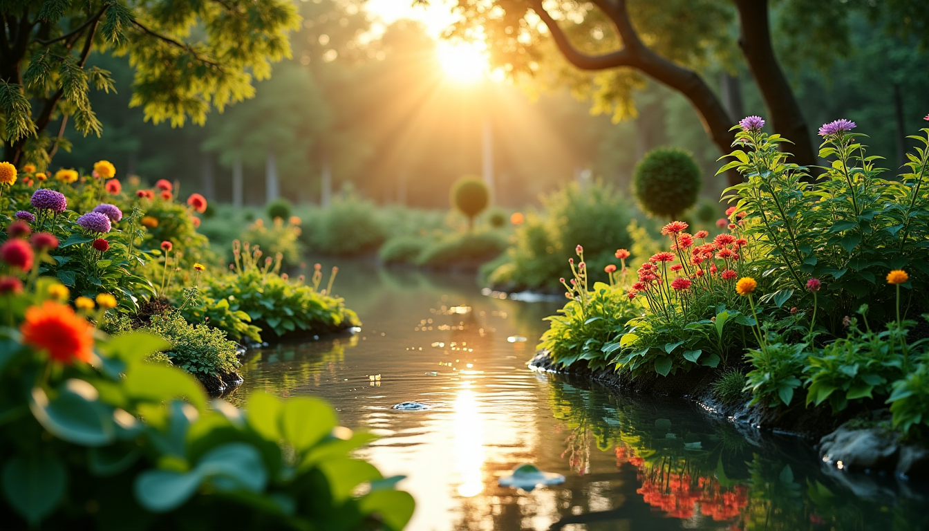 Illustration : cette citation souligne l'idée que le jardin est — cultivez un oasis de paix dans votre jardin verdoyant