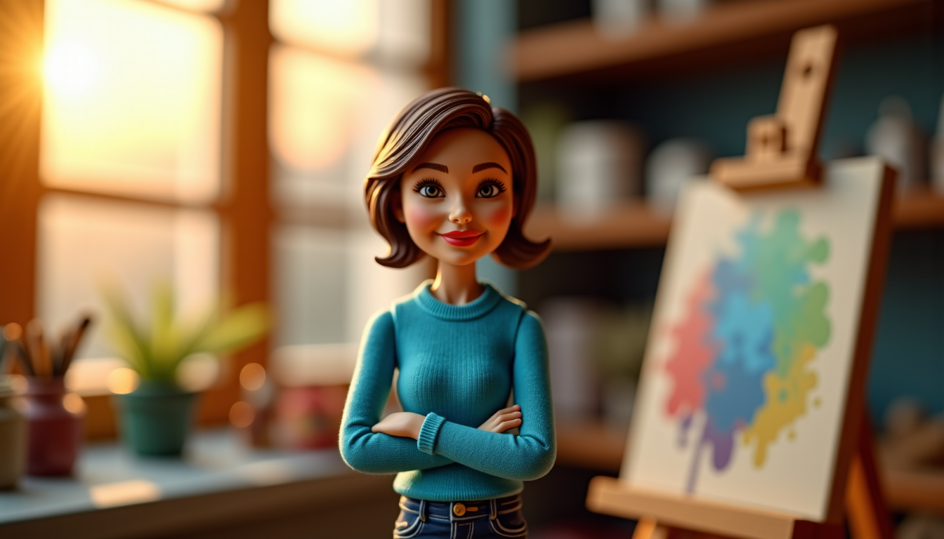 cadeau d'anniversaire unique : transformez vos proches en figurines miniatures ! — r ajouter les touches de couleur et les