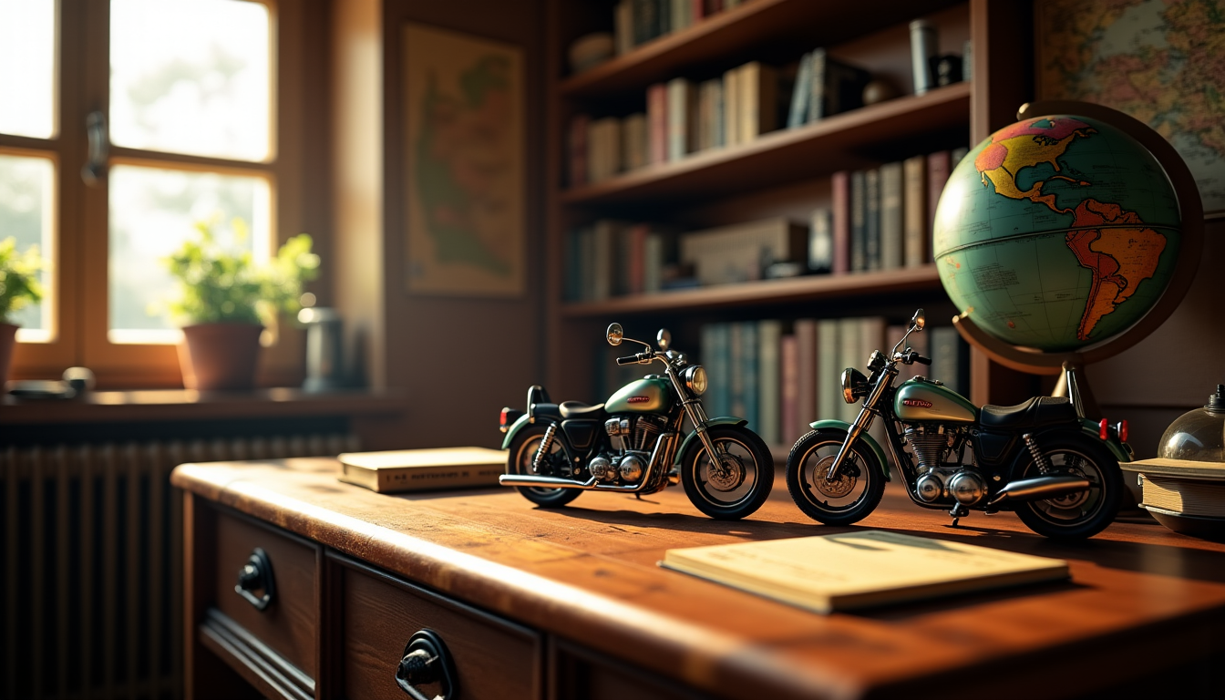 Illustration : les livres sur l'histoire de la moto, les — 5 idées cadeaux pour les passionnés de moto et de figurines