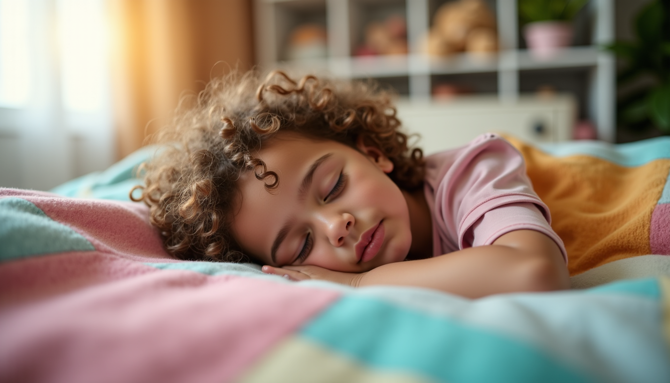 Illustration : de plus, l'intégration d'une routine de sommeil stable — couverture lestée enfant tdah et relaxation : ce que disent les parents au quotidien