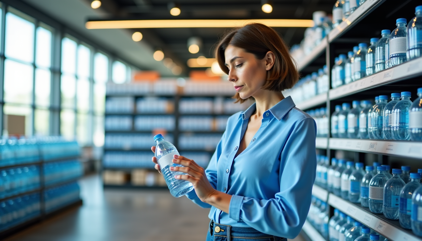 Illustration : le choix de l'emballage est la première image — acheter des bouteilles plastique 1l ?