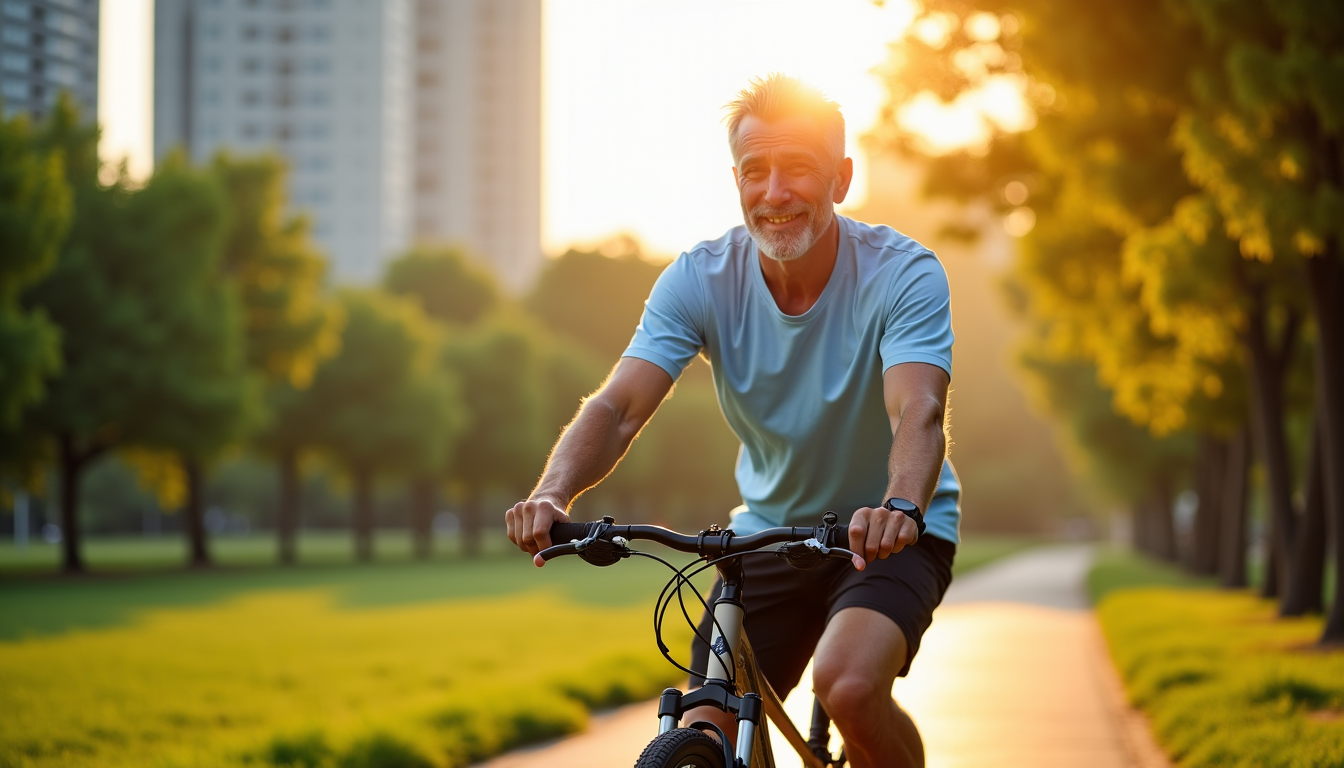roulez vers l'avenir avec le vélo : un atout écologique — stress et amélioration de l'humeur stimulation cognitive et