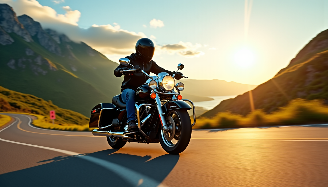 Illustration : commencez par déterminer la durée de votre voyage, — explorez l'aventure sur deux roues avec votre moto
