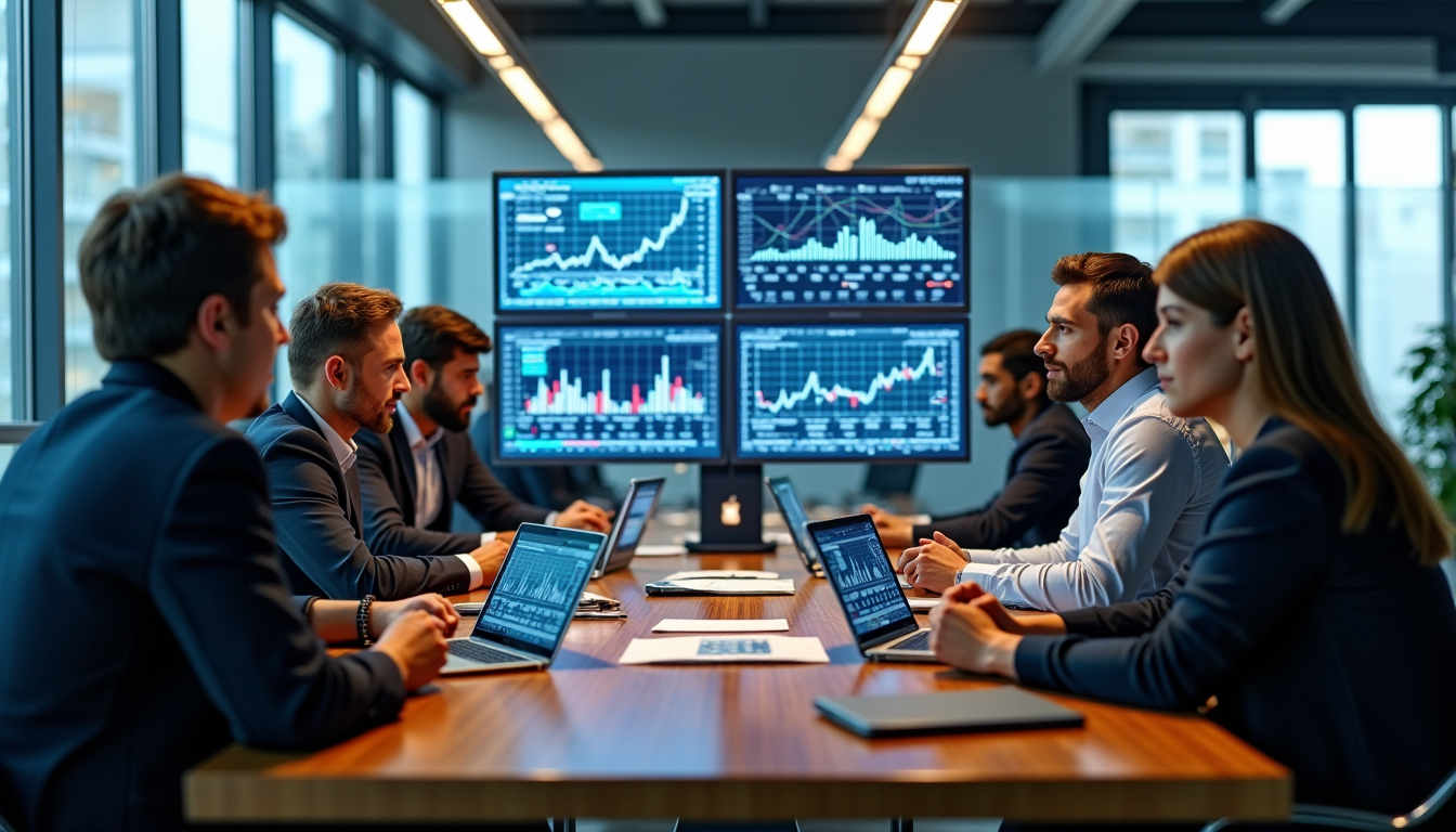 Illustration : pour les investisseurs plus actifs, des plateformes intègrent — révolutionnez vos investissements avec l'intelligence artificielle