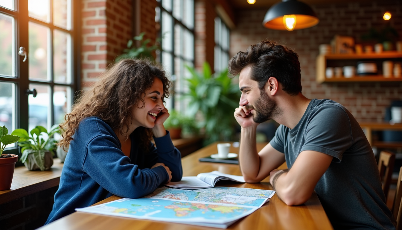 Illustration : le choix entre un voyage ou un séjour, — voyage ou séjour : quelle est la meilleure option ?