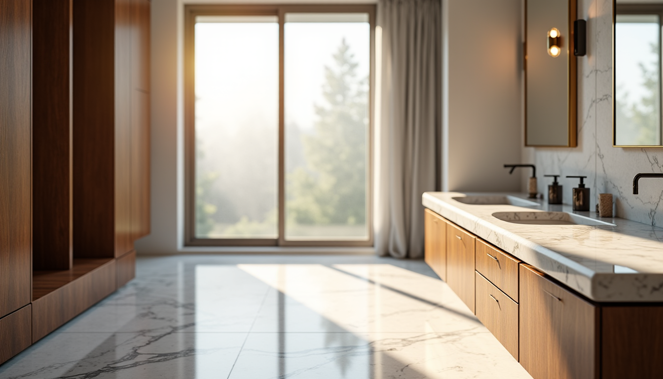 le marbre et le bois redéfinissent-ils la salle de bain ? — ur résister à l'eau et à l'humidité, garantissant