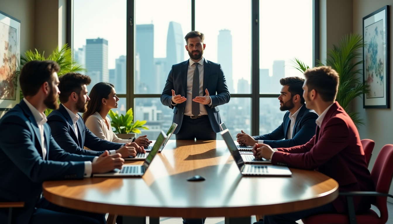 Illustration : le leader d'une équipe internationale n'est pas seulement — gérer efficacement des équipes internationales en entreprise