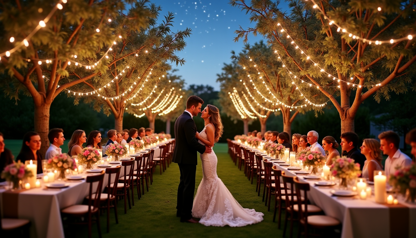 meilleures idées de décoration pour un mariage en extérieur — pensé est un investissement qui transfigure littéralement votre