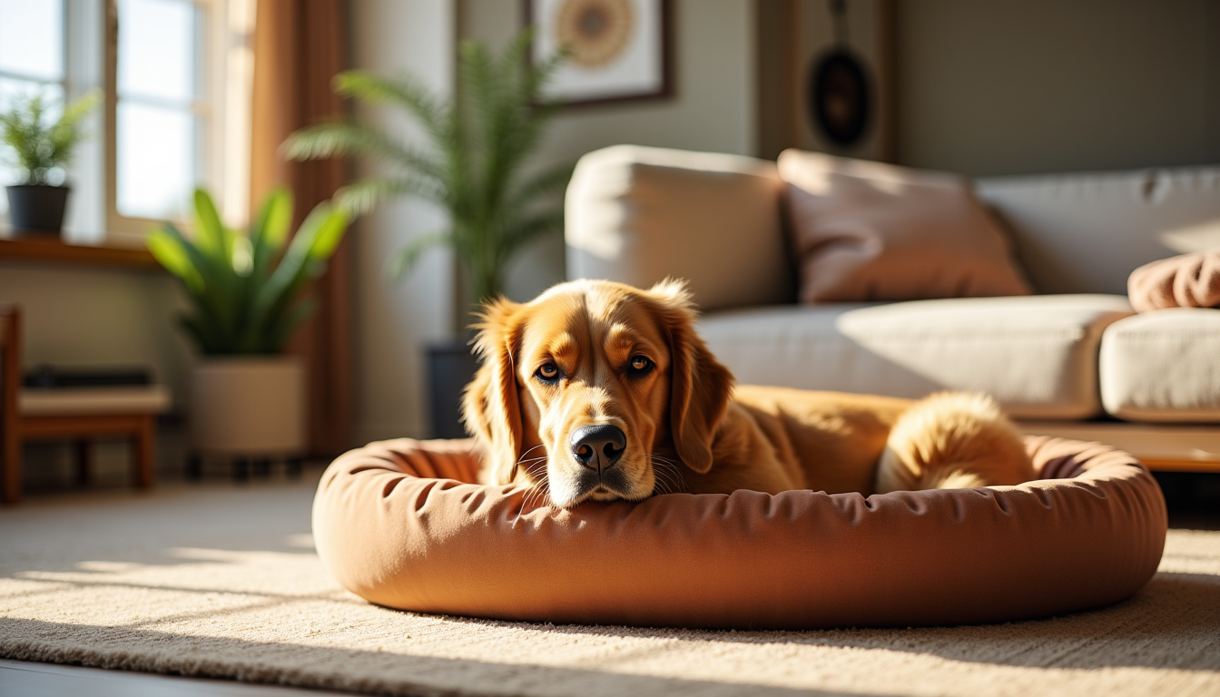aménager un espace confortable pour un chien en intérieur — si votre maison comporte des escaliers, l'installation de