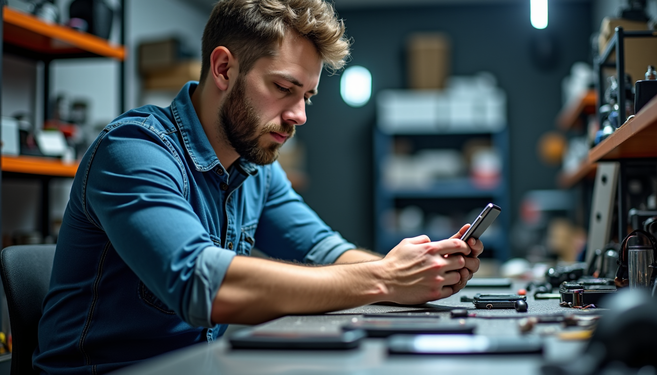 Illustration : dans ce cas, cessez immédiatement d'utiliser l'appareil et — réparation de téléphone : les 5 pannes les plus fréquentes et comment les résoudre