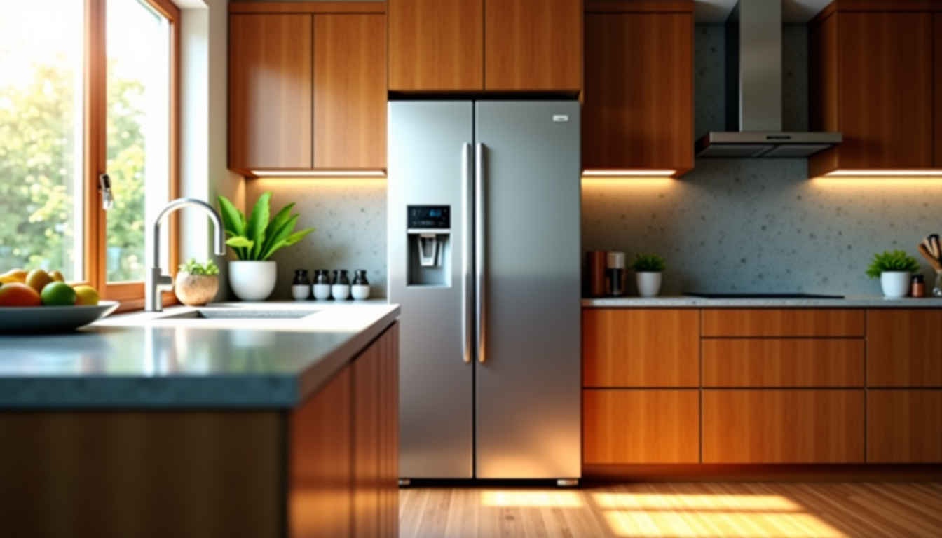Illustration : un réfrigérateur, par exemple, fonctionne 24h/24 et 7j/7. — 6 astuces pour réduire votre consommation d'énergie à la maison