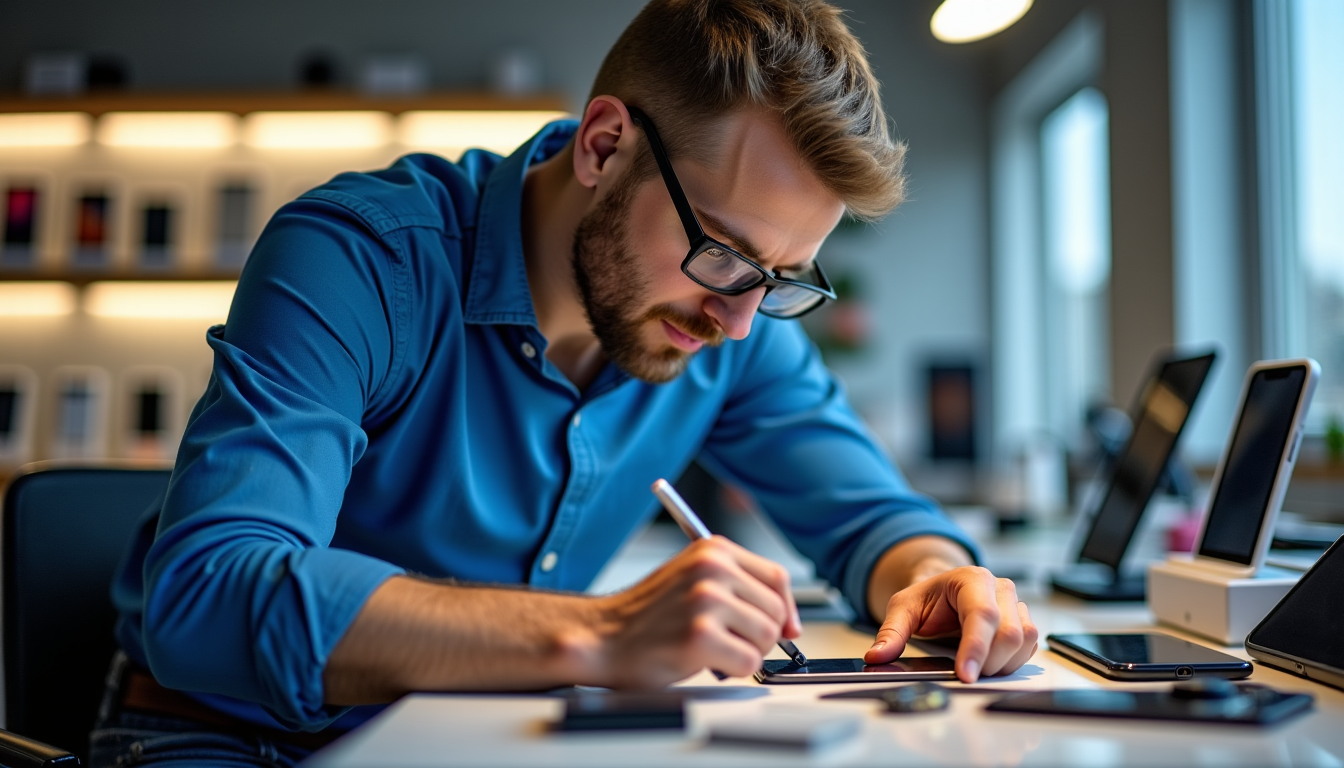 Illustration : un bon réparateur possède une expertise étendue, capable — urgence smartphone : comment faire réparer son mobile sur toulouse sans rdv ?