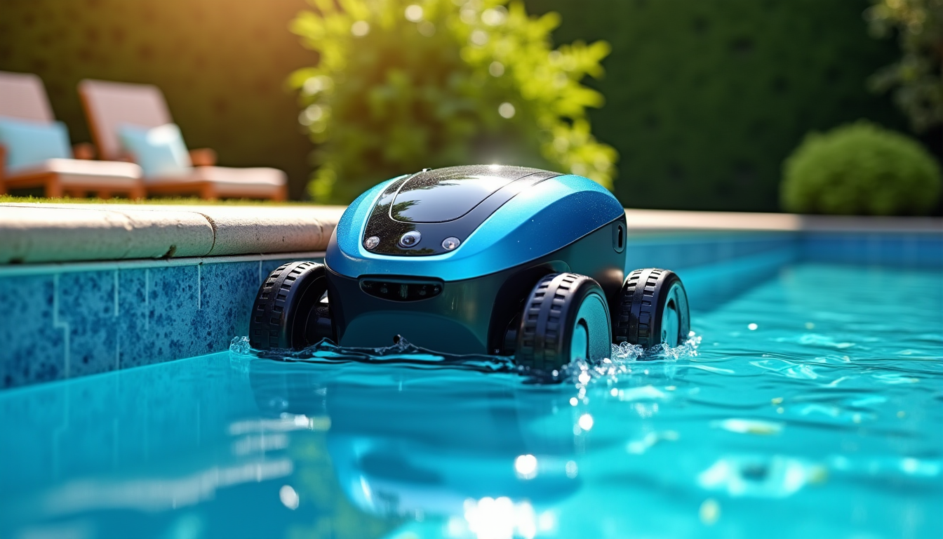 sont les avantages à choisir un robot connecté pour sa piscine ? — "un robot de piscine qui grimpe aux murs