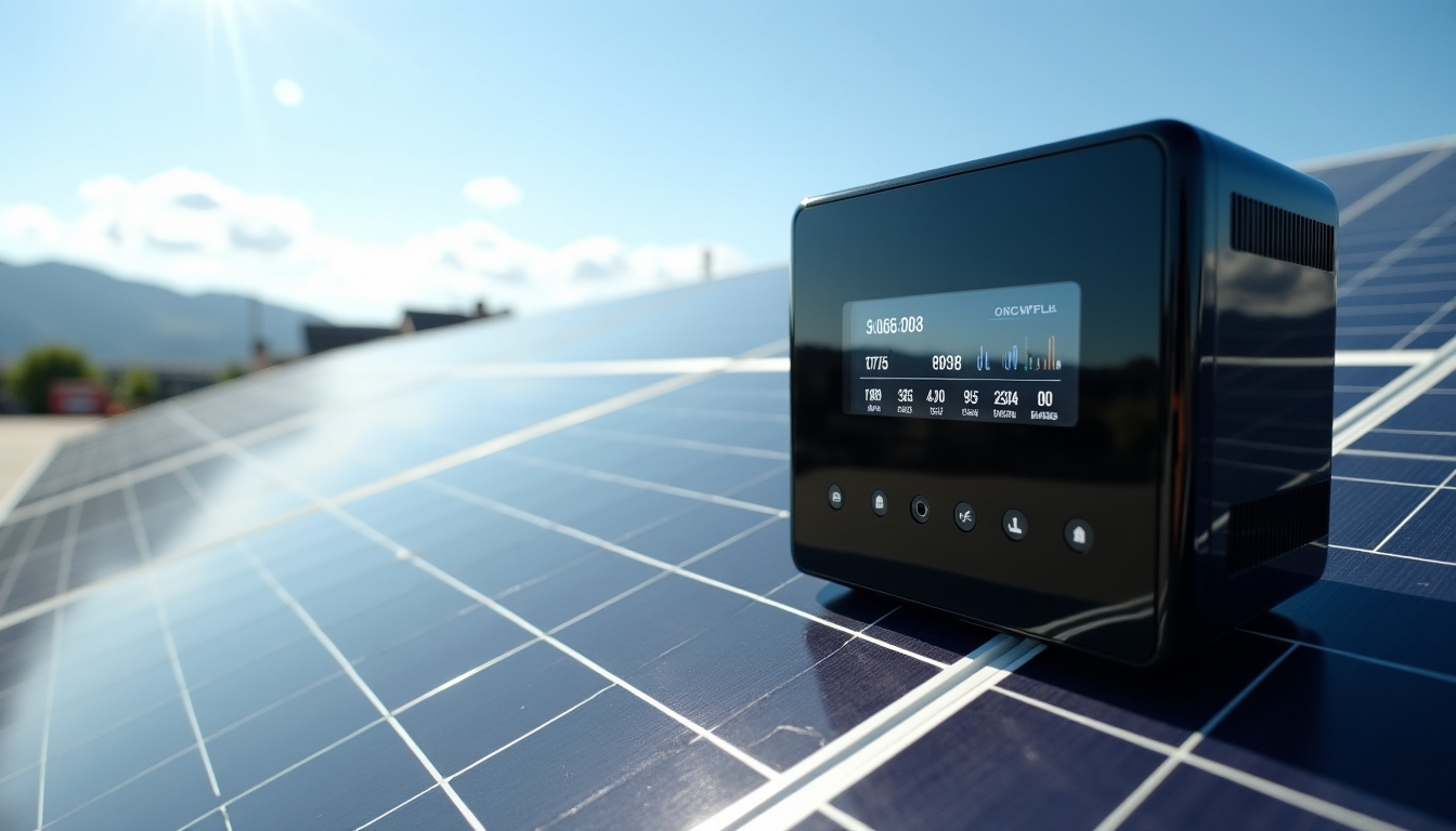 Illustration : certains routeurs intègrent un écran lcd directement sur — qu'est-ce qu'un routeur solaire et pourquoi est-ce indispensable pour vos panneaux ?