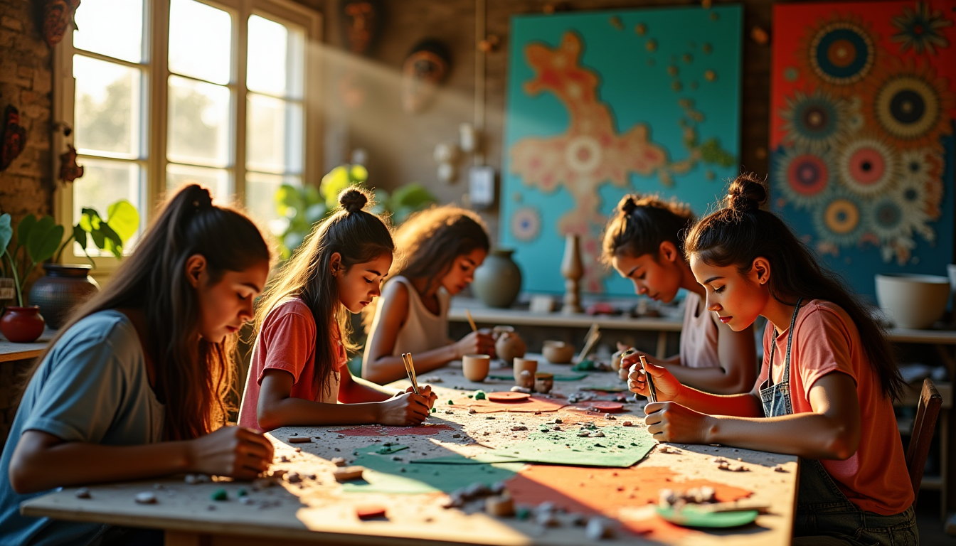 Illustration : cet engagement culturel dans des thématiques sociétales et — l’impact des cultures locales sur la création artistique mondiale