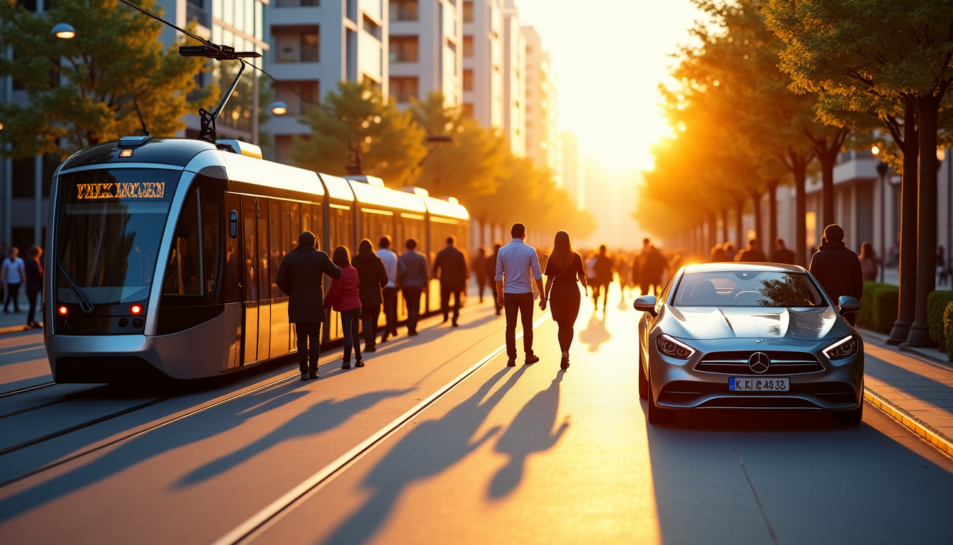 Illustration : enfin, la destination elle-même joue un rôle crucial. — transport privé ou public : comment faire le bon choix en voyage