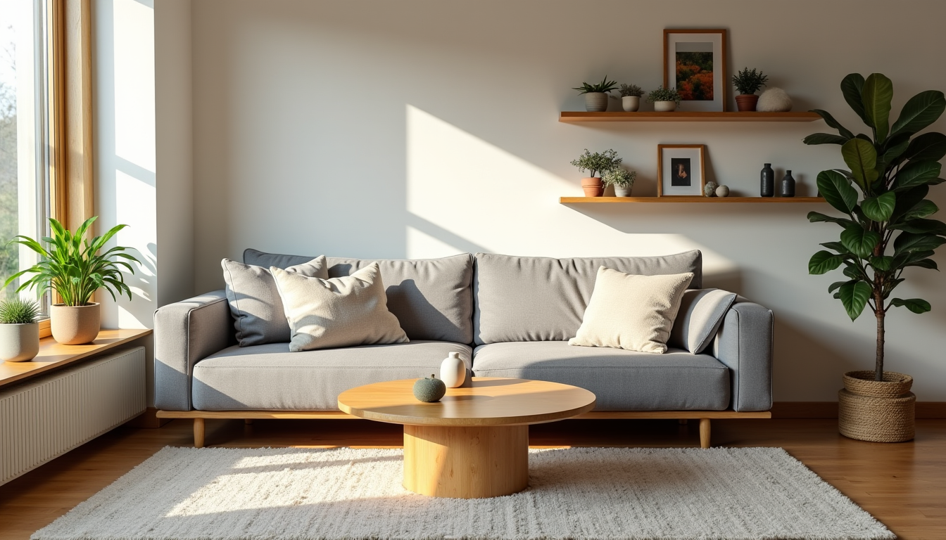 Illustration : évitez les collections d'objets qui encombrent les surfaces. — techniques pour décorer un salon petit sans l’encombrer