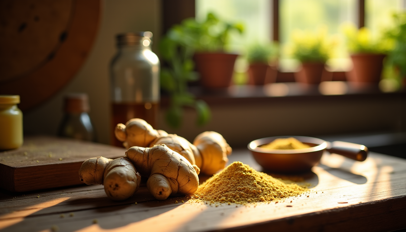 gingembre frais vs en poudre : différences et utilisations en cuisine — essence est particulièrement mise en valeur lorsqu'il est