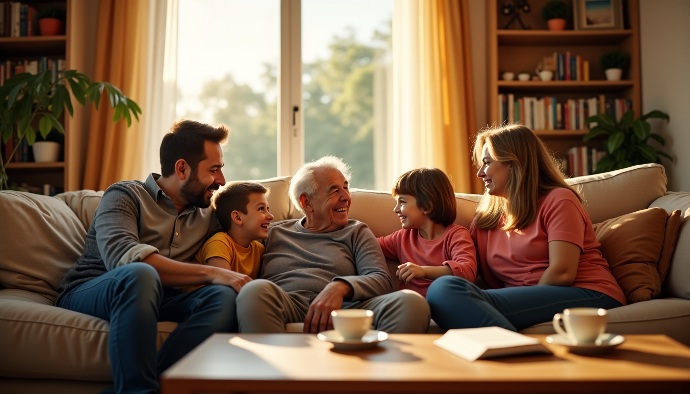 vivre ensemble : défis et joies de la vie familiale — il ne s'agit pas seulement de parler, mais