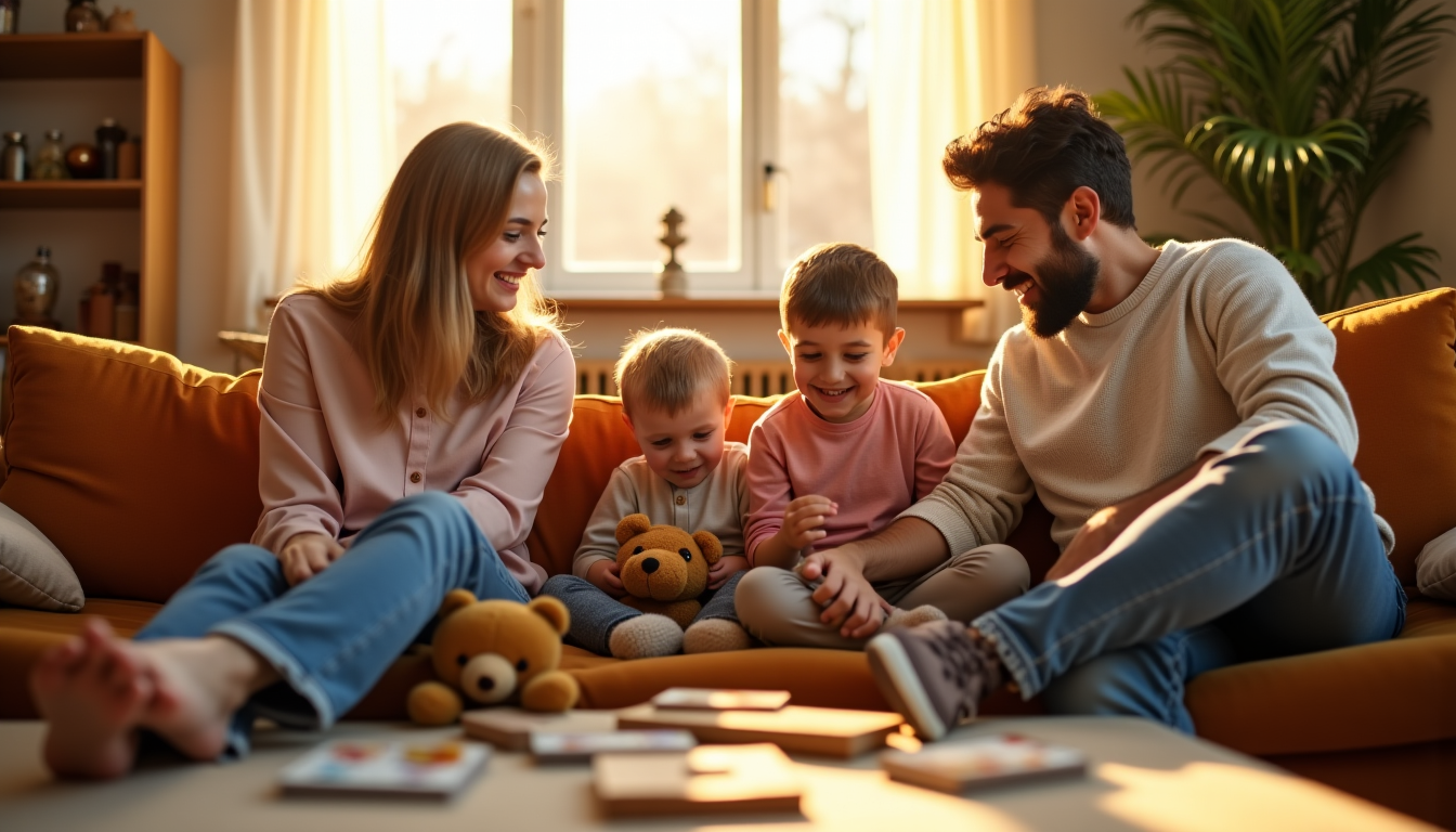 Illustration : la volonté de vivre ensemble implique un engagement — vivre ensemble : défis et joies de la vie familiale