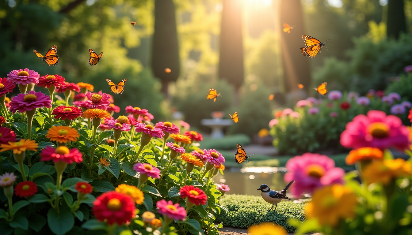Illustration : attirer la faune dans votre jardin ne demande — transformer votre jardin en oasis de biodiversité ?