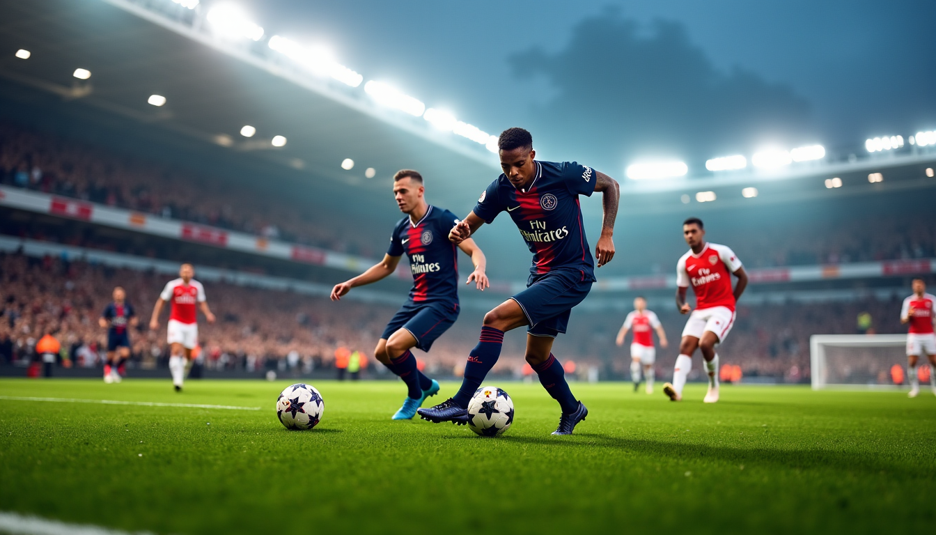 Illustration : capacité à s'adapter en cours de match, notamment — parier sur la finale de ligue des champions 2026 psg - arsenal ?