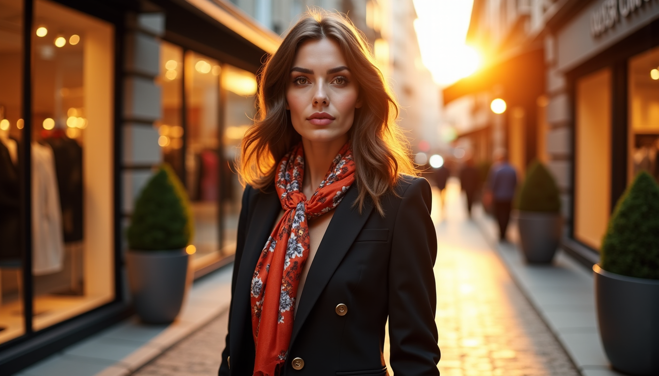 Illustration : cette technique permet de personnaliser une tenue simple — 7 astuces pour briller comme une star de la mode