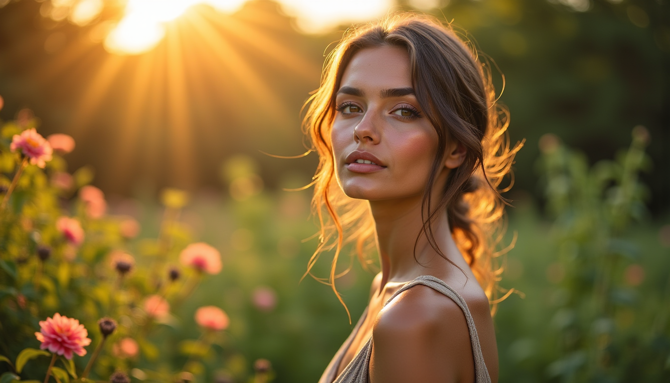 Illustration : cette citation souligne que la confiance en soi, — l'essence intemporelle de la beauté naturelle