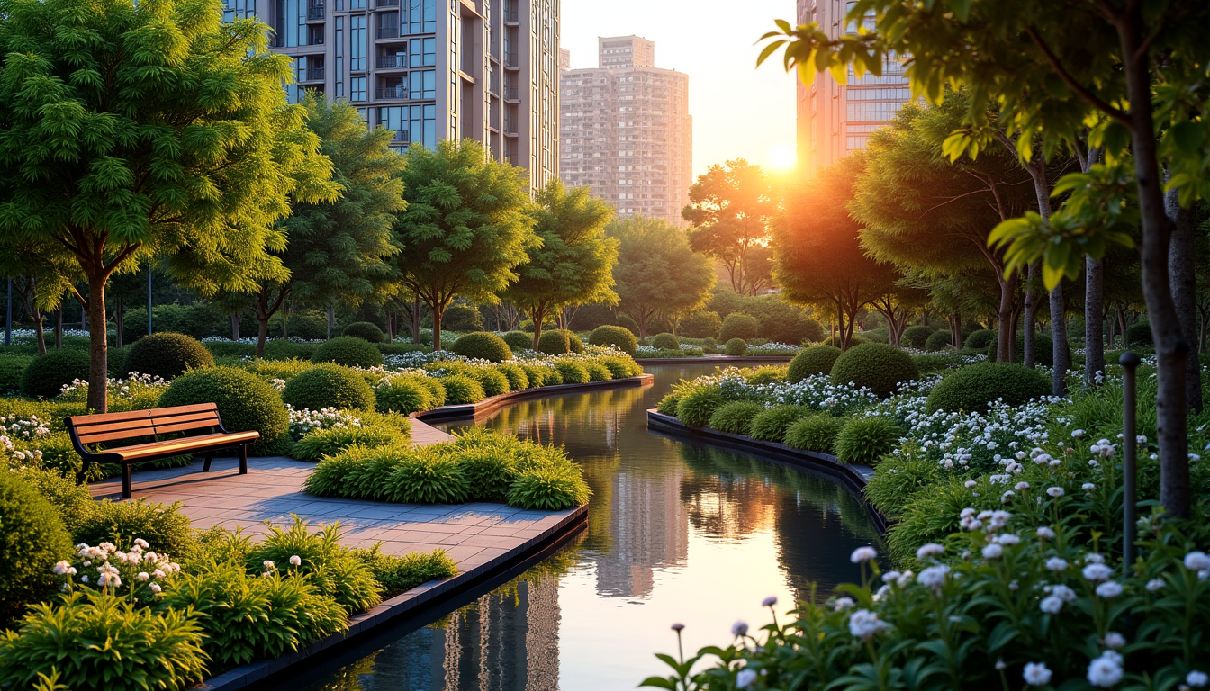 6 étapes clés pour réussir la création d'un jardin paysager en milieu urbain — sponible. un bon plan prend en compte les