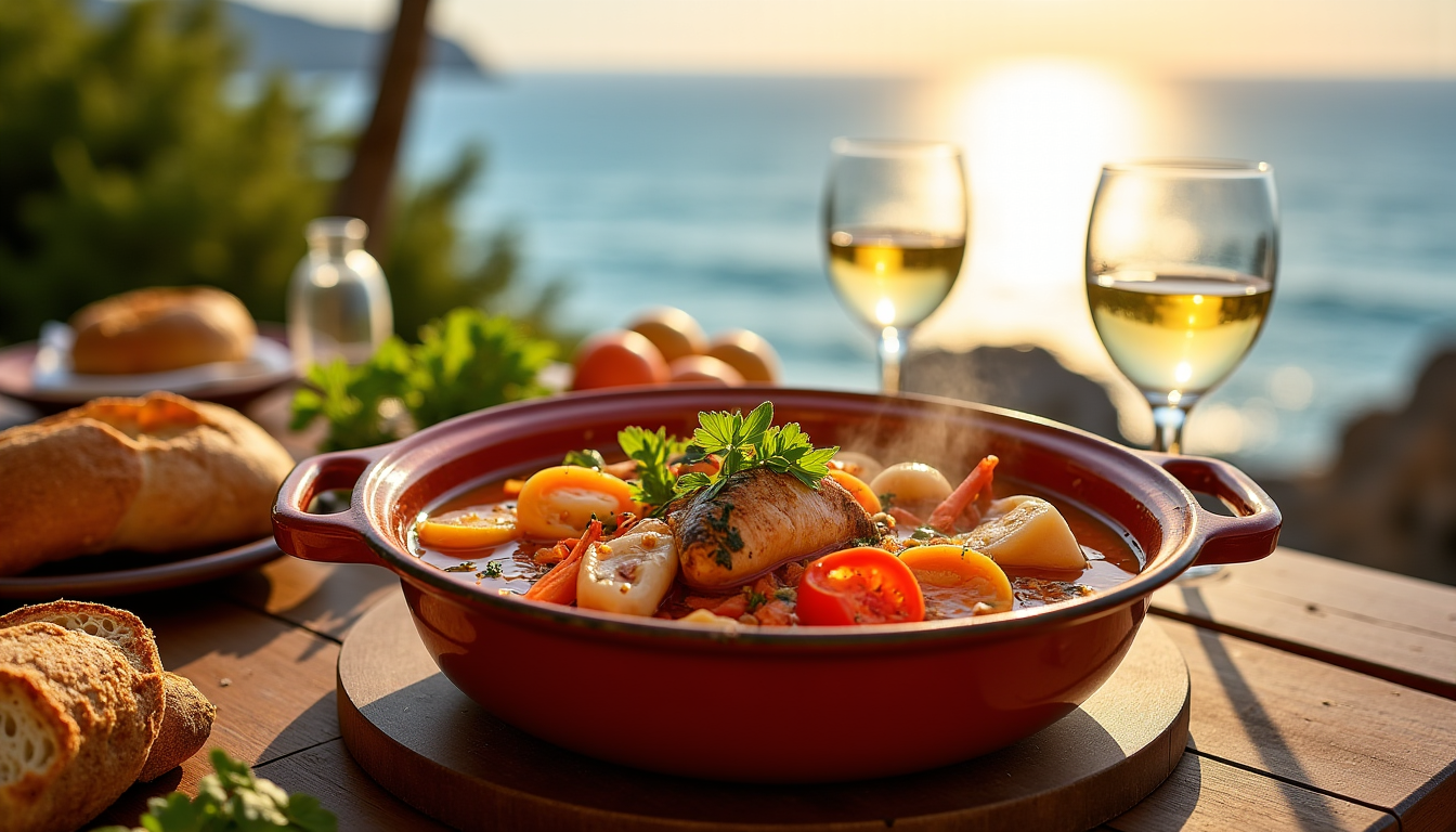 Illustration : ème de la mer, une symphonie de saveurs — manger une véritable bouillabaisse traditionnelle dans le sud de la france ?