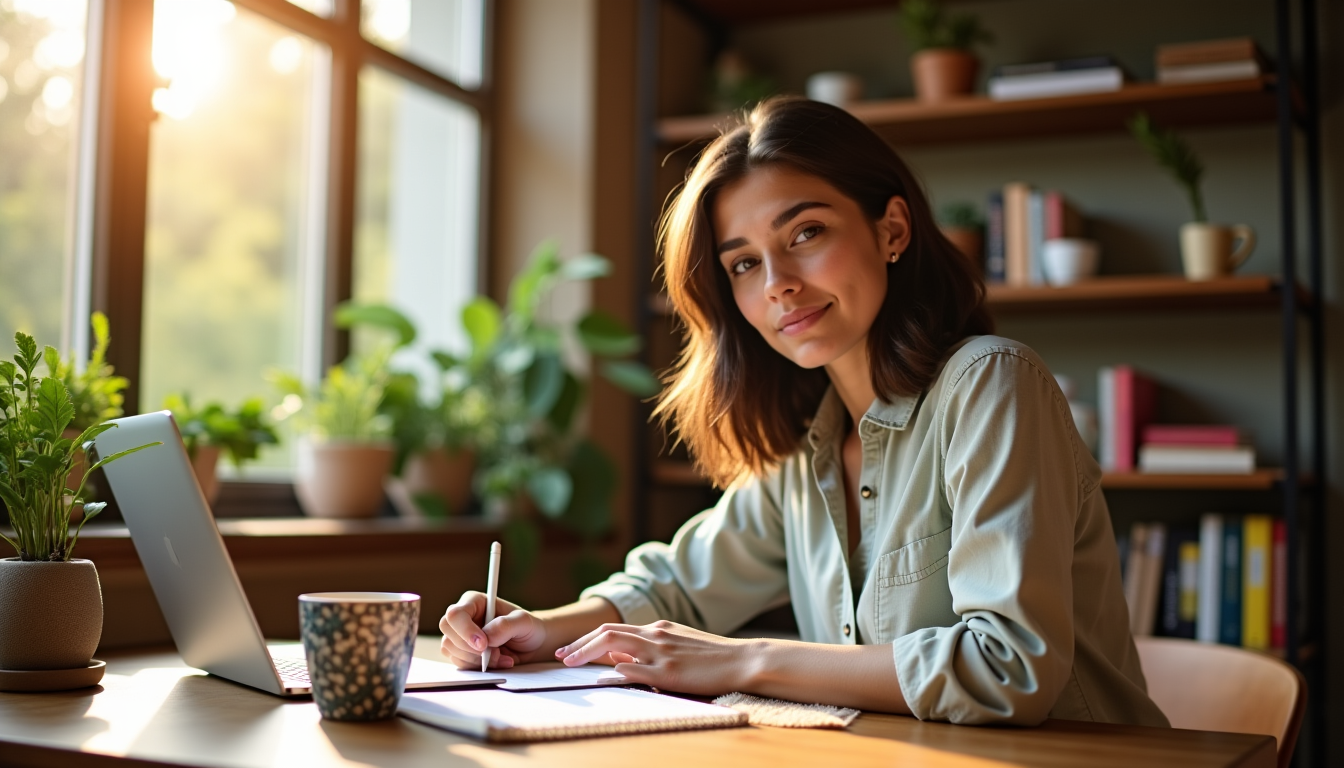 Illustration : plus propice à la productivité et au repos, — réorganiser ses journées pour retrouver du temps pour soi ?