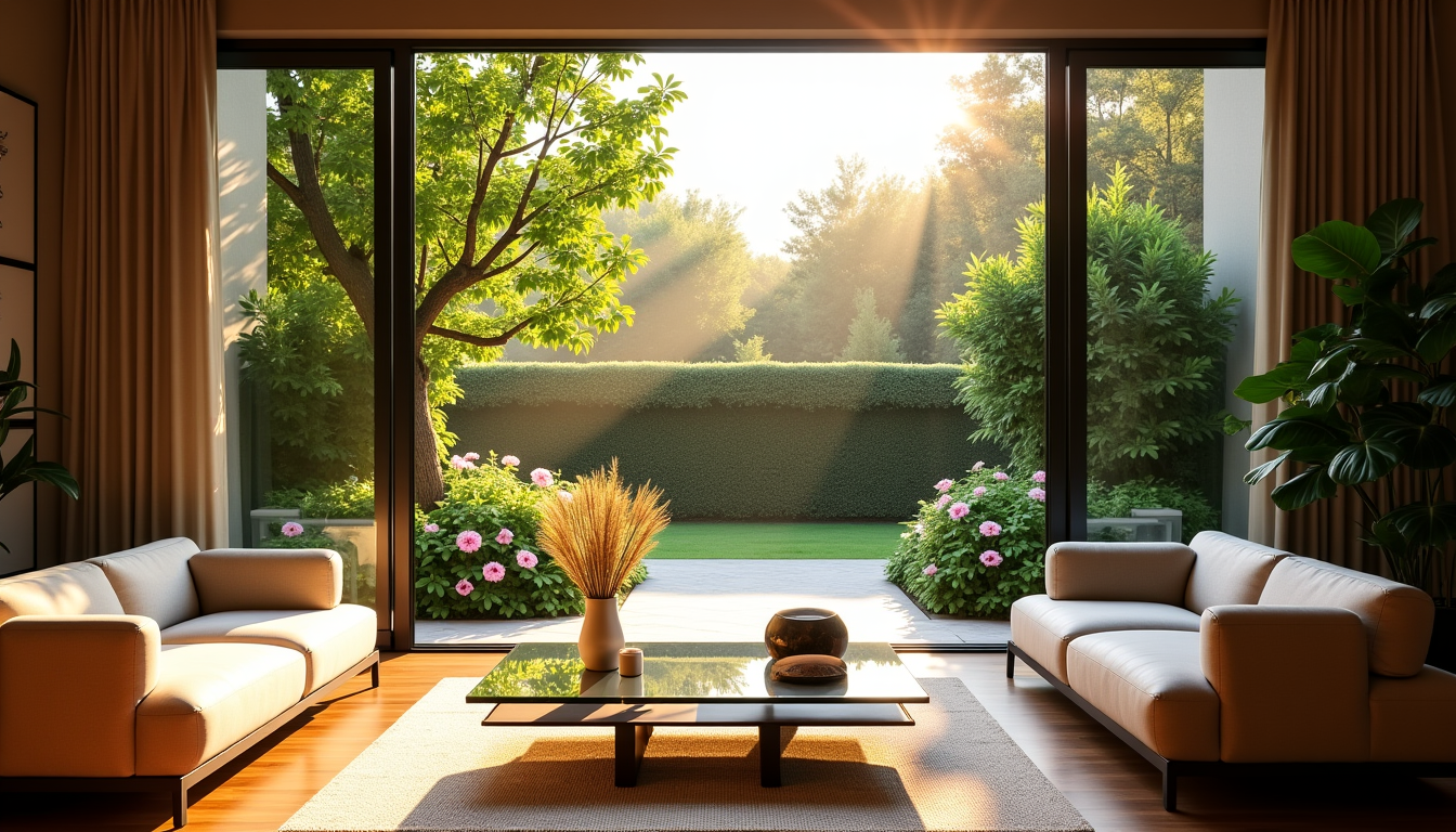 Illustration : r leur beauté intrinsèque et leur entretien limité, — art de vivre : harmoniser intérieur et extérieur avec élégance